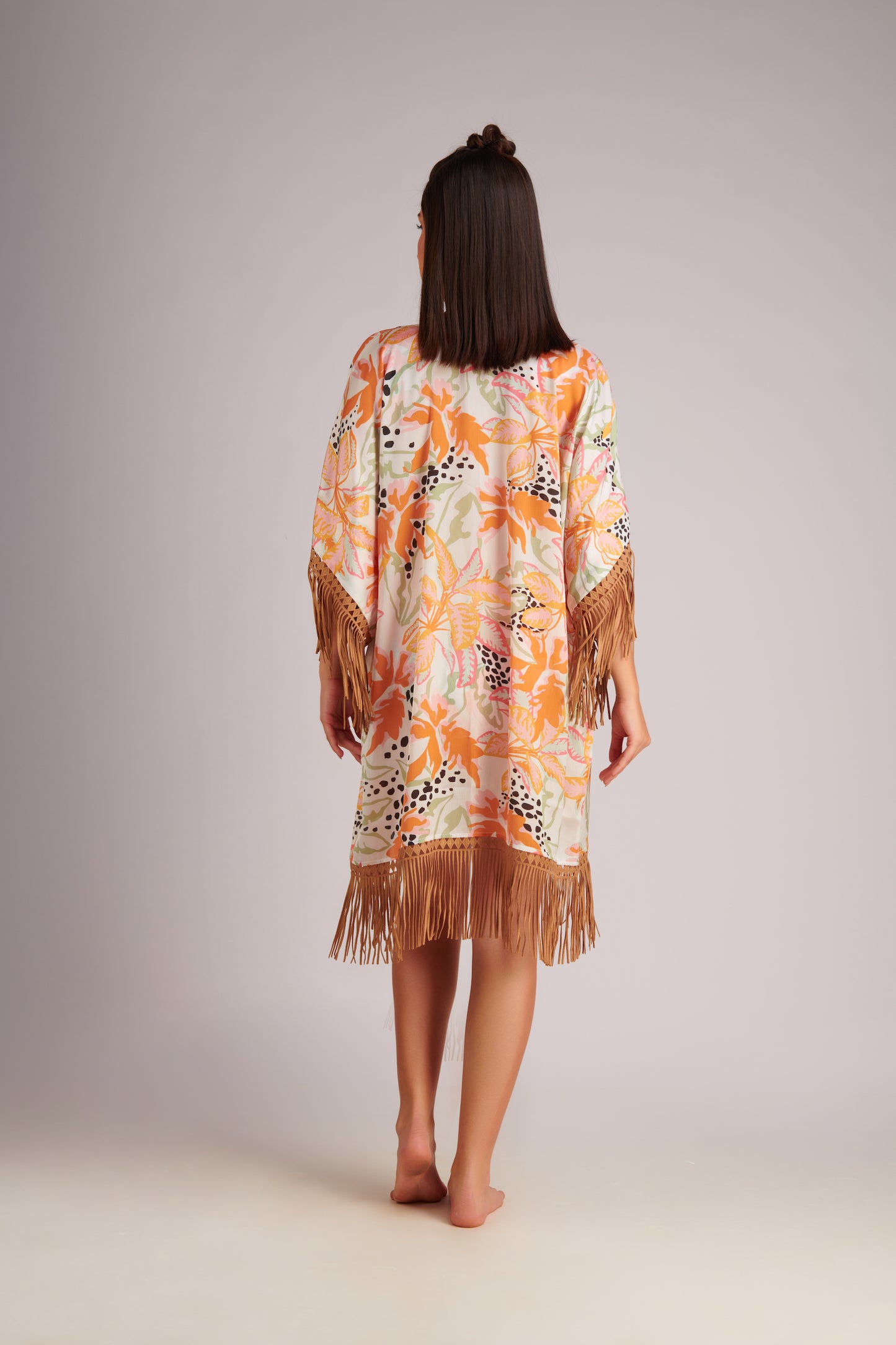 AUTUMN FRINGE CAPE