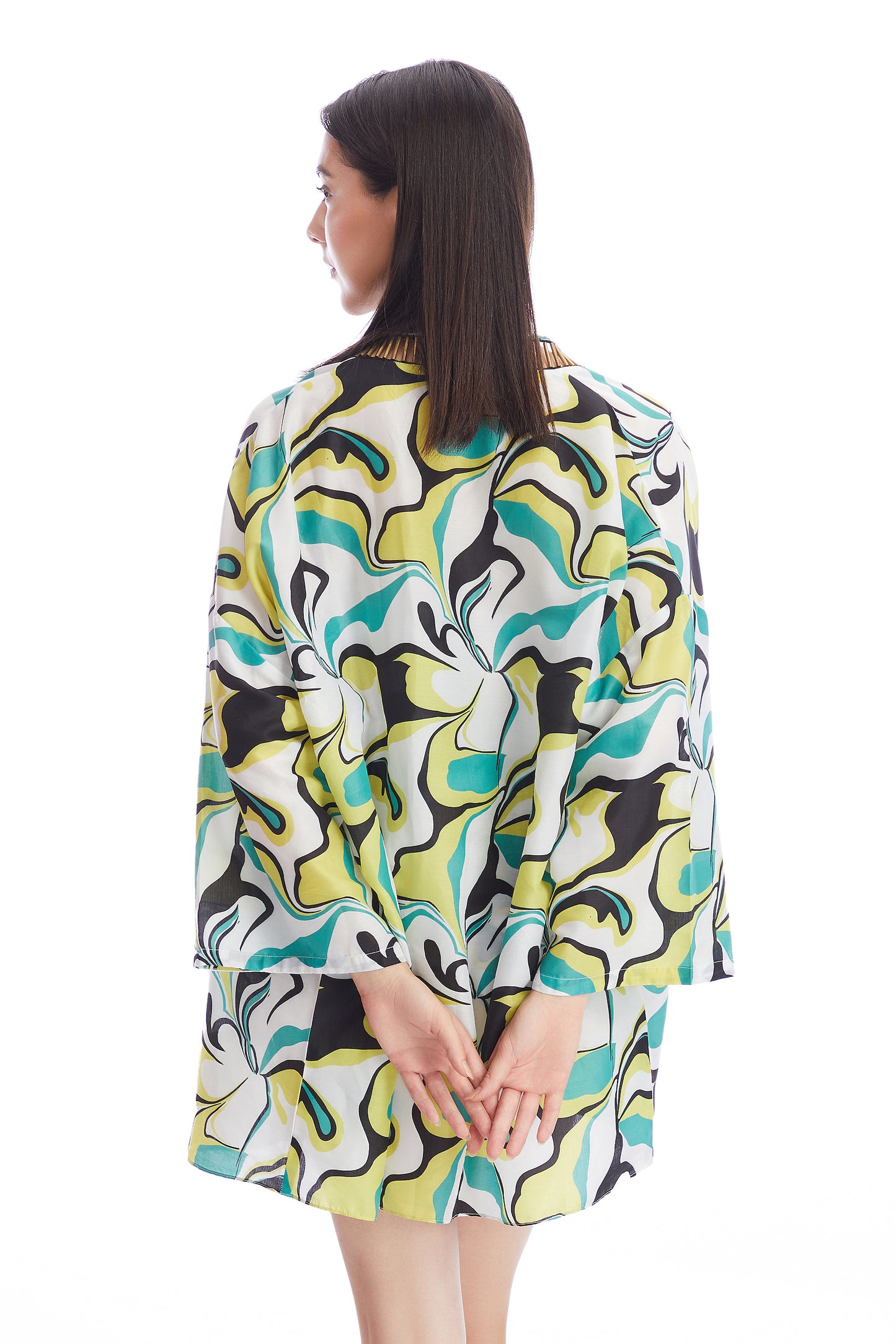 BLOOM EMBELLISHED CAPE