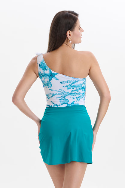 ISLA ONE SHOULDER SWIMDRESS