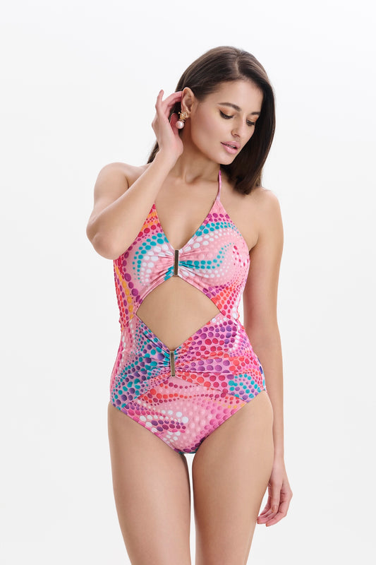 LUNAS EMBELLISHED SWIMSUIT