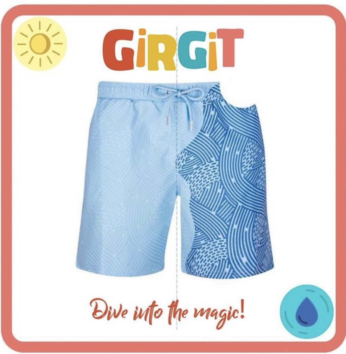 Colour Changing Water Shorts
