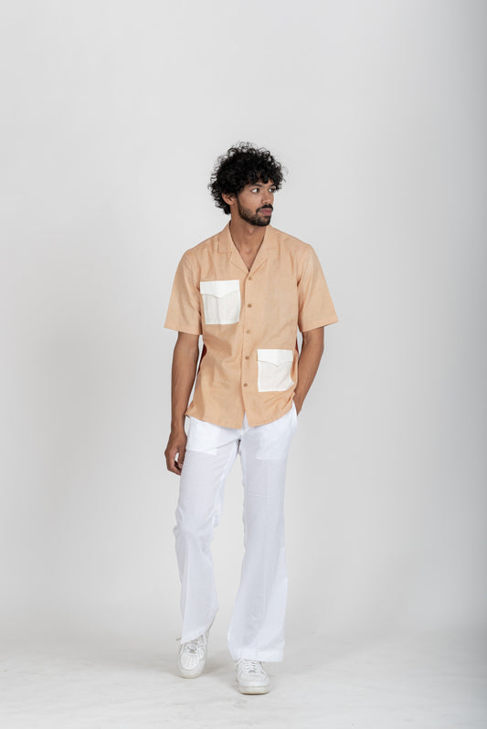 RUNIT GUPTA - CINNAMON HUE SHIRT