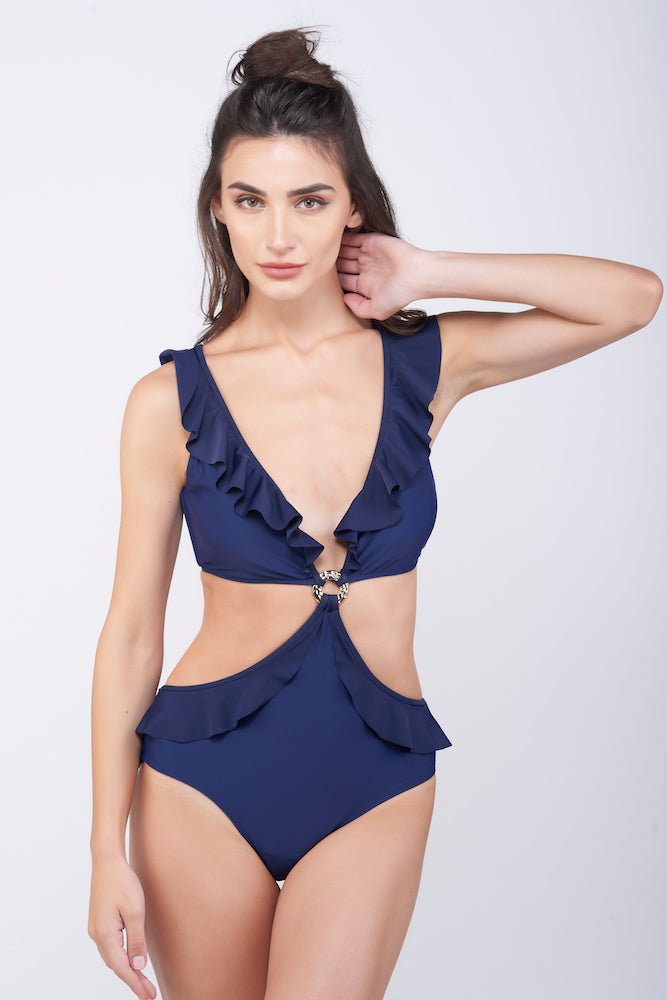 KAI Navy Ring Monokini